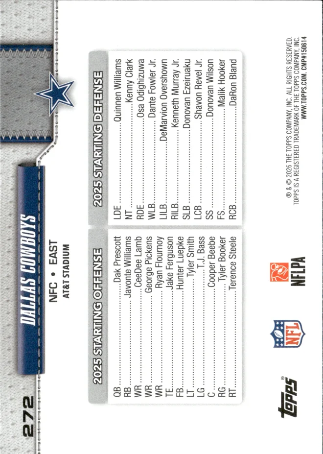 Card 6 card back