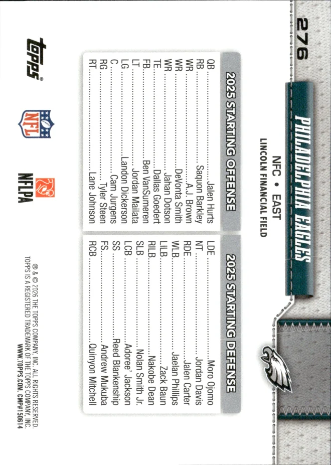 Card 8 card back
