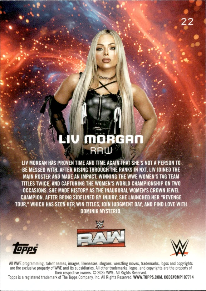 Liv Morgan card back