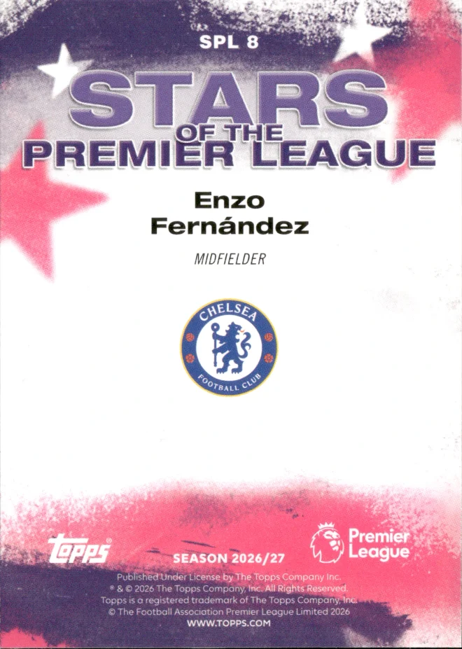 Enzo Fernández card back