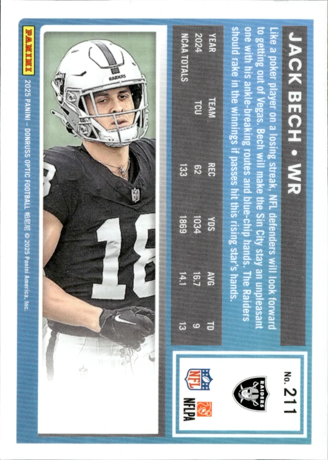 Jack Bech card back