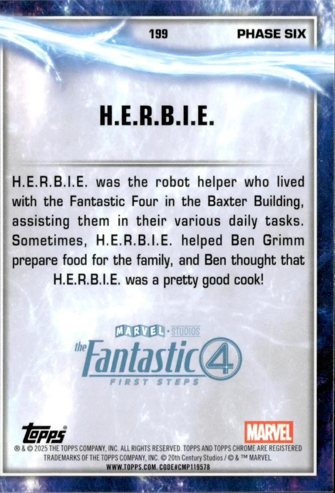 H.E.R.B.I.E. card back