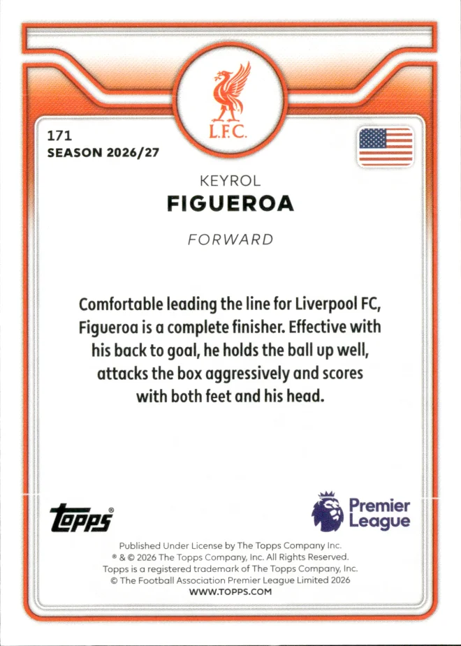 Keyrol Figueroa card back