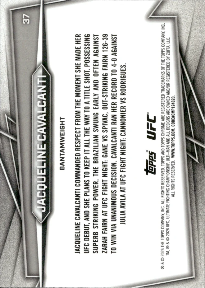 Jacqueline Cavalcanti card back