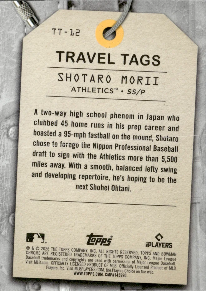 Shotaro Morii card back