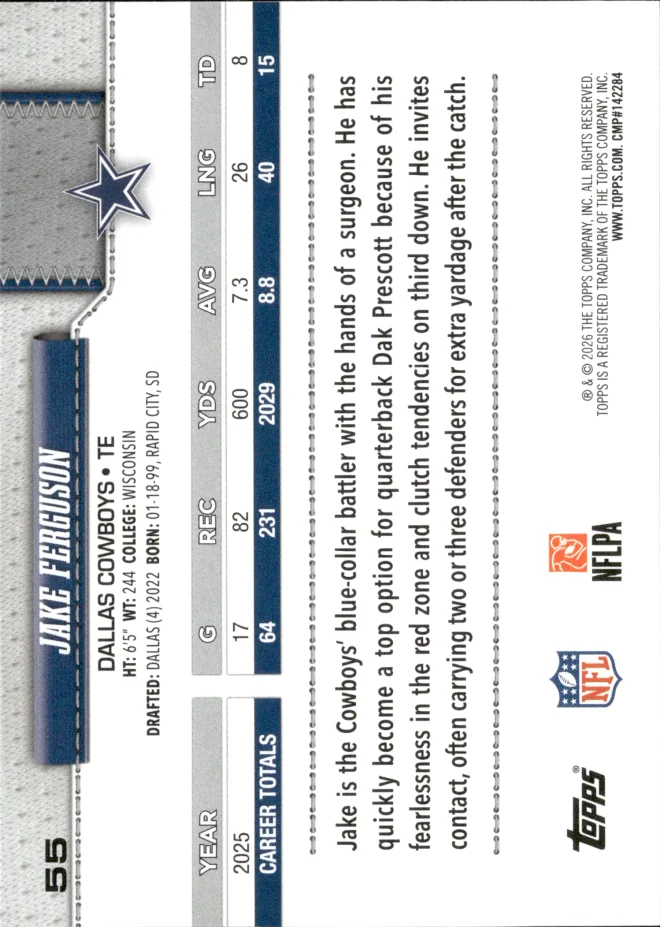 Jake Ferguson card back