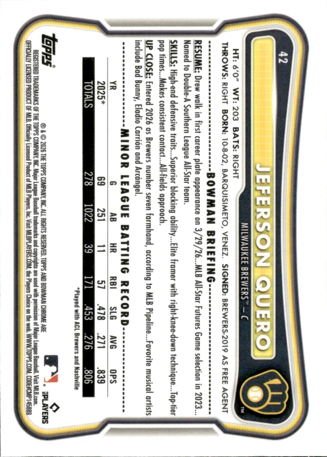 Jeferson Quero card back