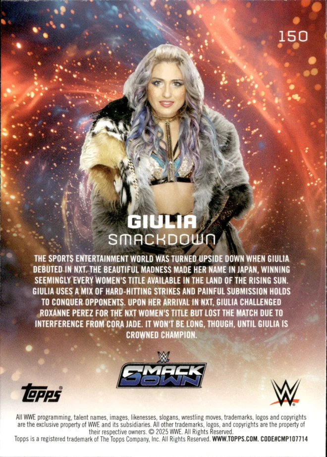 Giulia card back