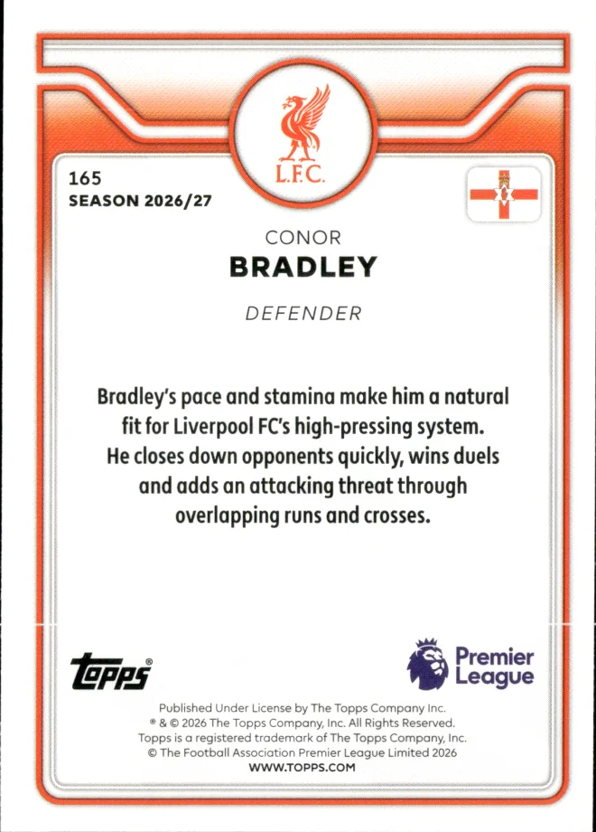 Conor Bradley card back