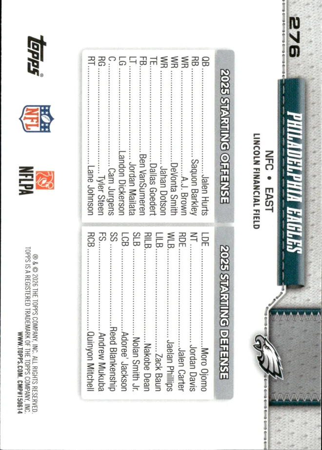 Card 6 card back