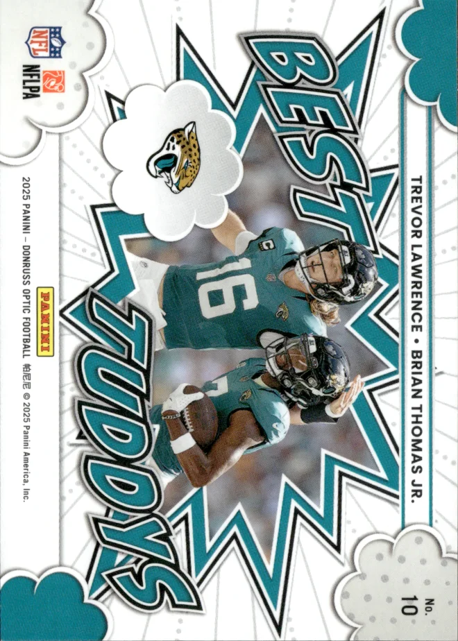 Trevor Lawrence / Brian Thomas Jr. card back