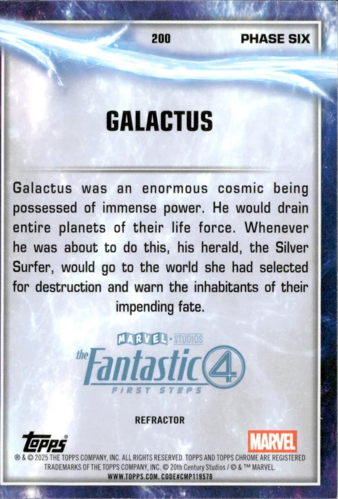 Galactus card back