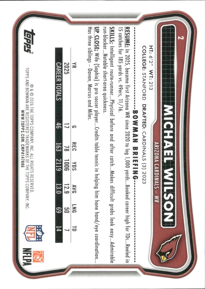 Michael Wilson card back