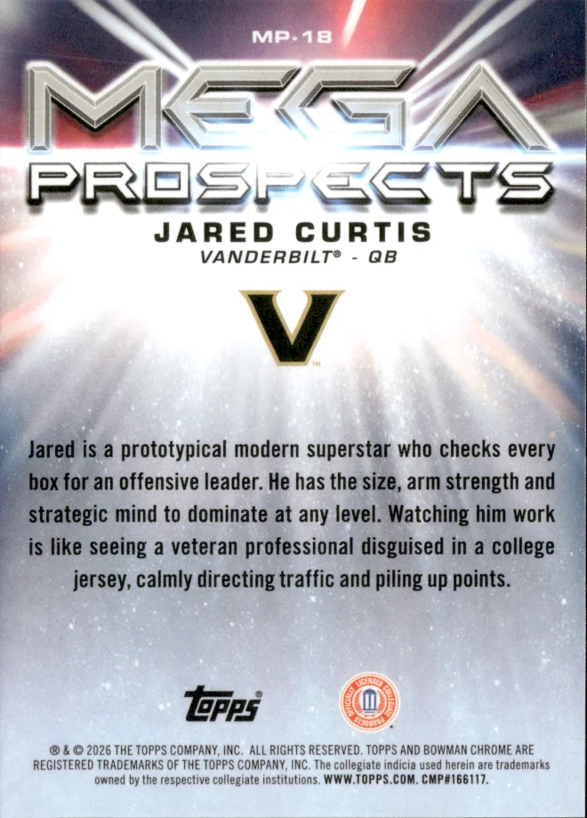 Jared Curtis card back