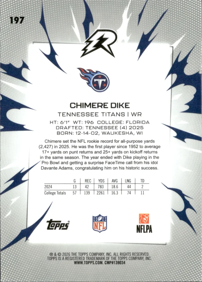 Chimere Dike card back