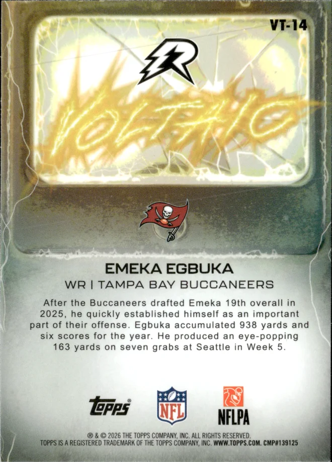 Emeka Egbuka card back