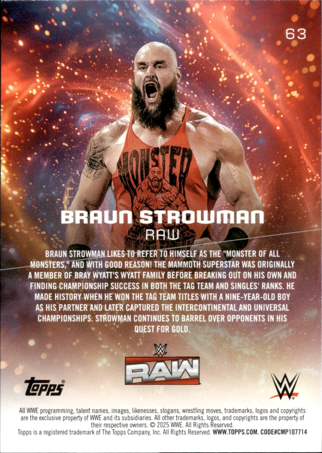 Braun Strowman card back