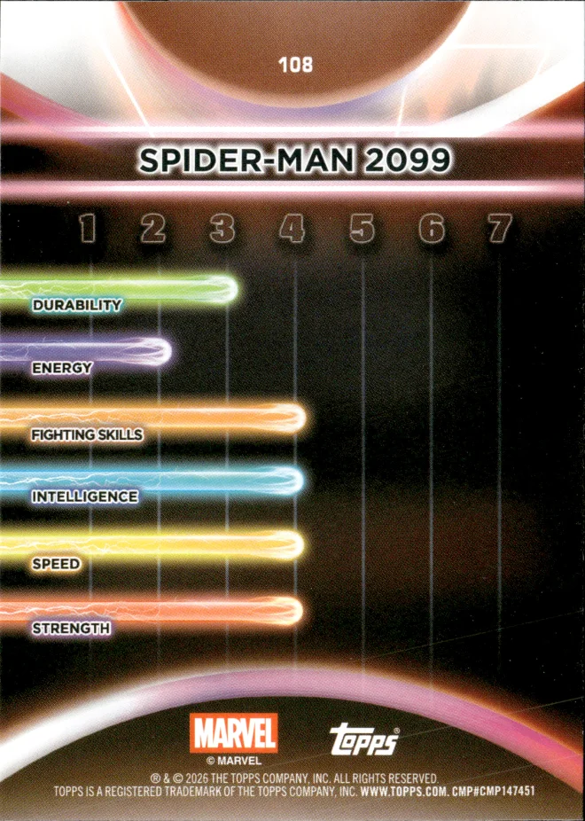 Spider-Man 2099 card back
