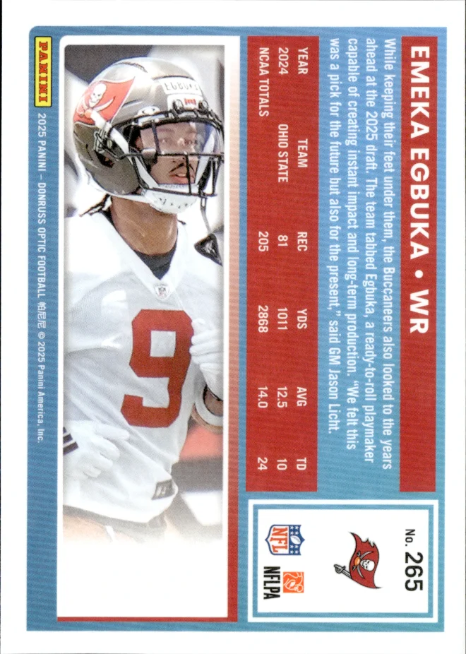 Emeka Egbuka card back