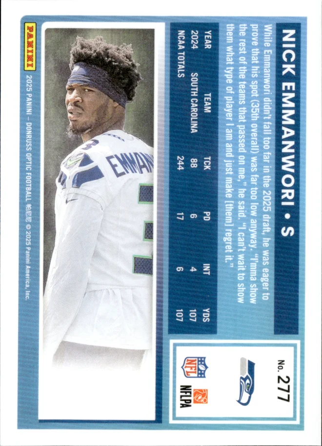 Nick Emmanwori card back