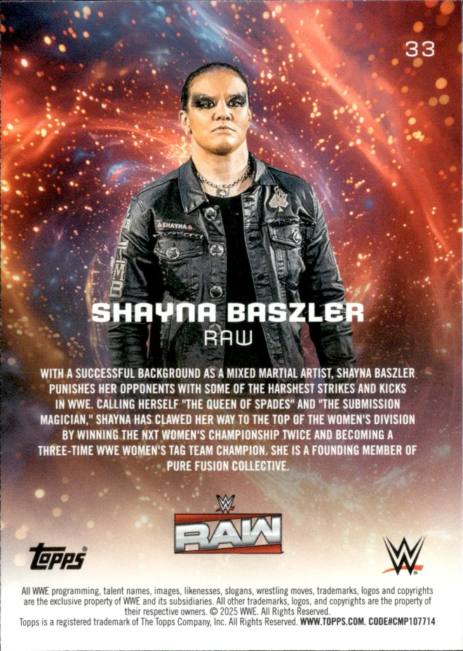 Shayna Baszler card back