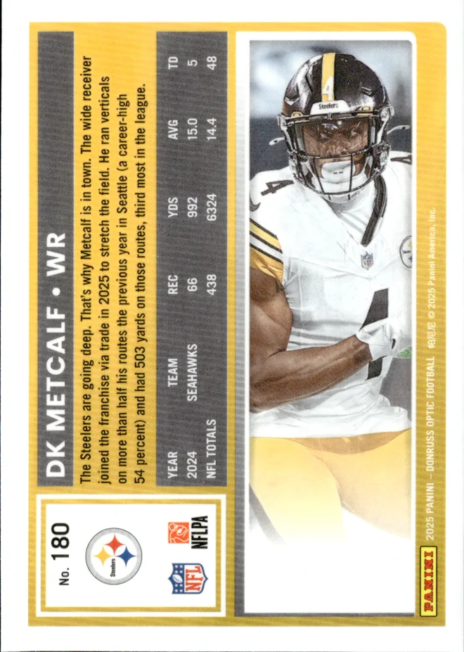 DK Metcalf card back