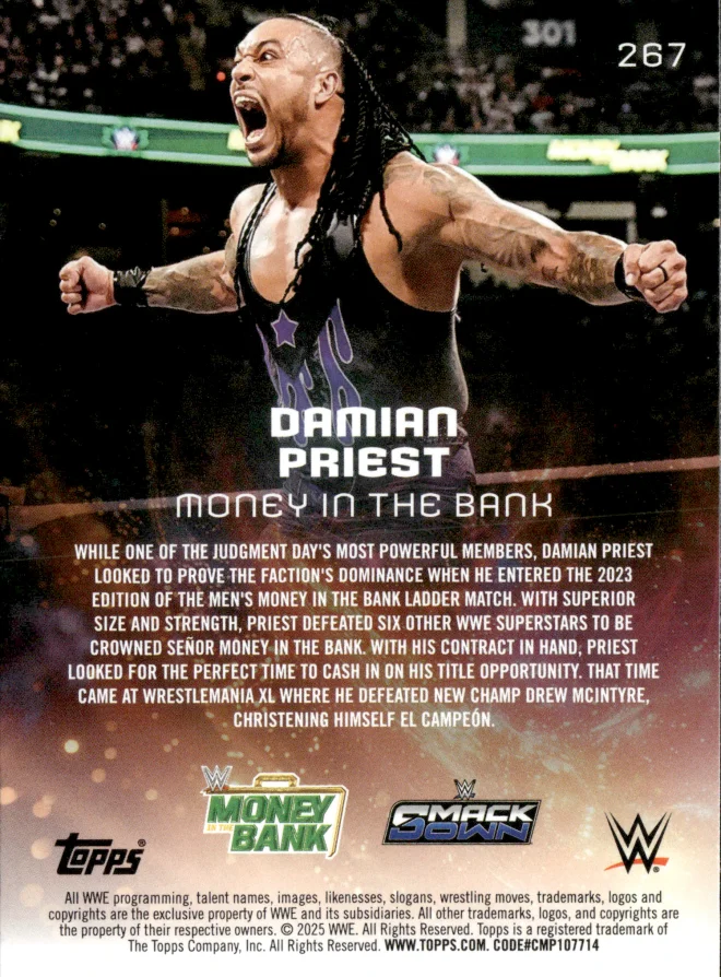 Damian Priest card back