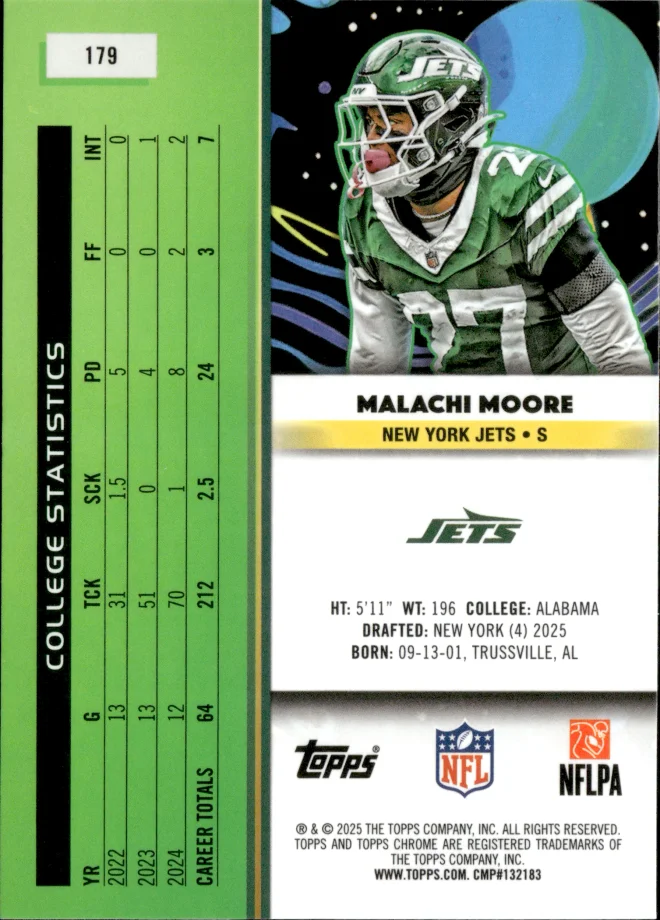 Malachi Moore card back