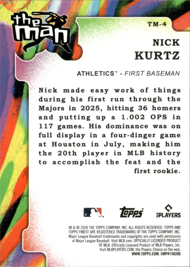 Nick Kurtz card back