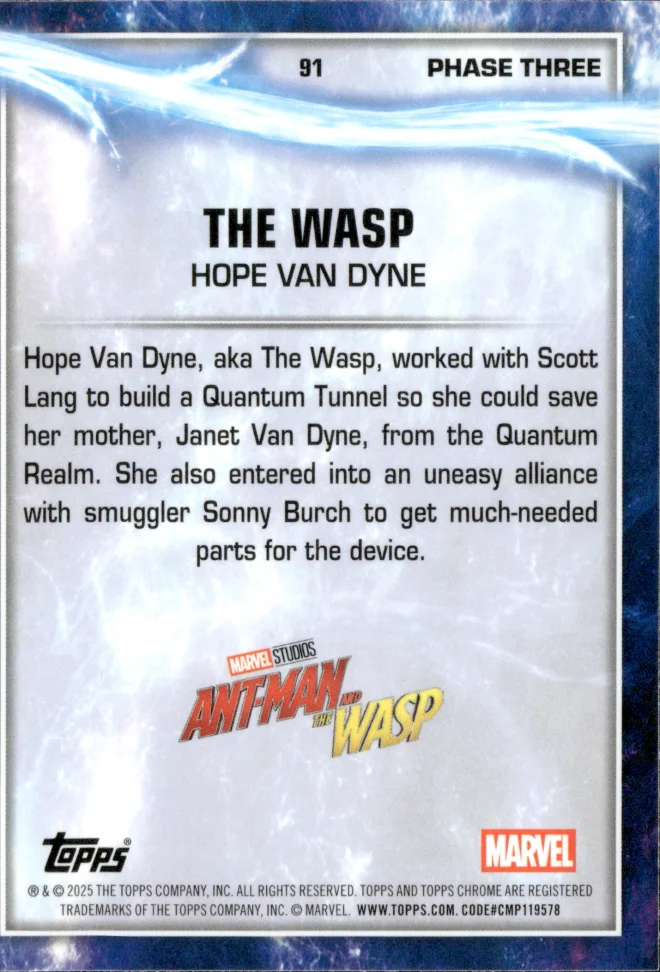 Hope Van Dyne card back