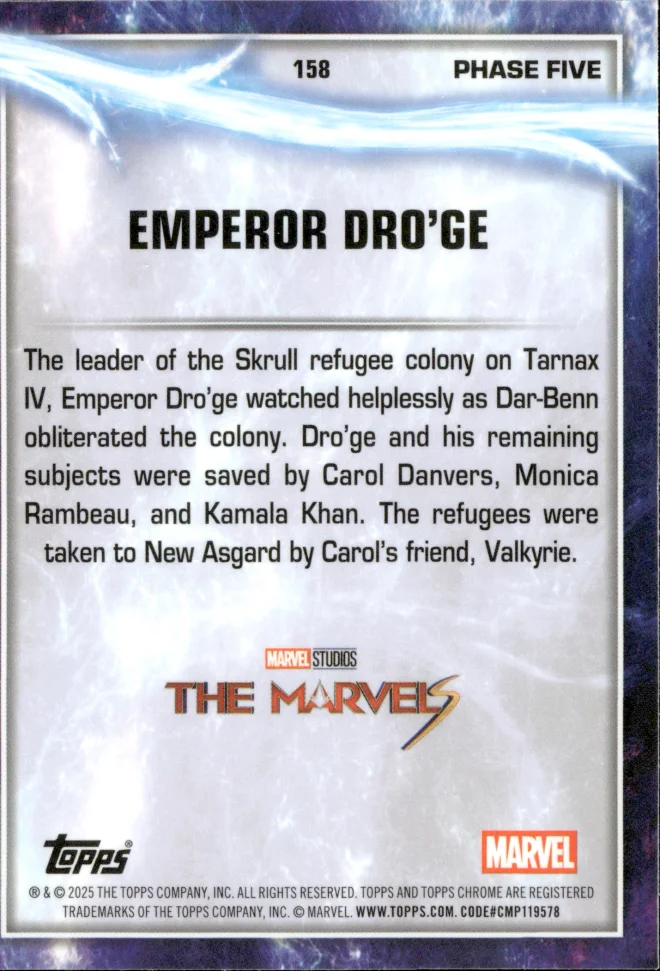 Emperor Dro'ge card back