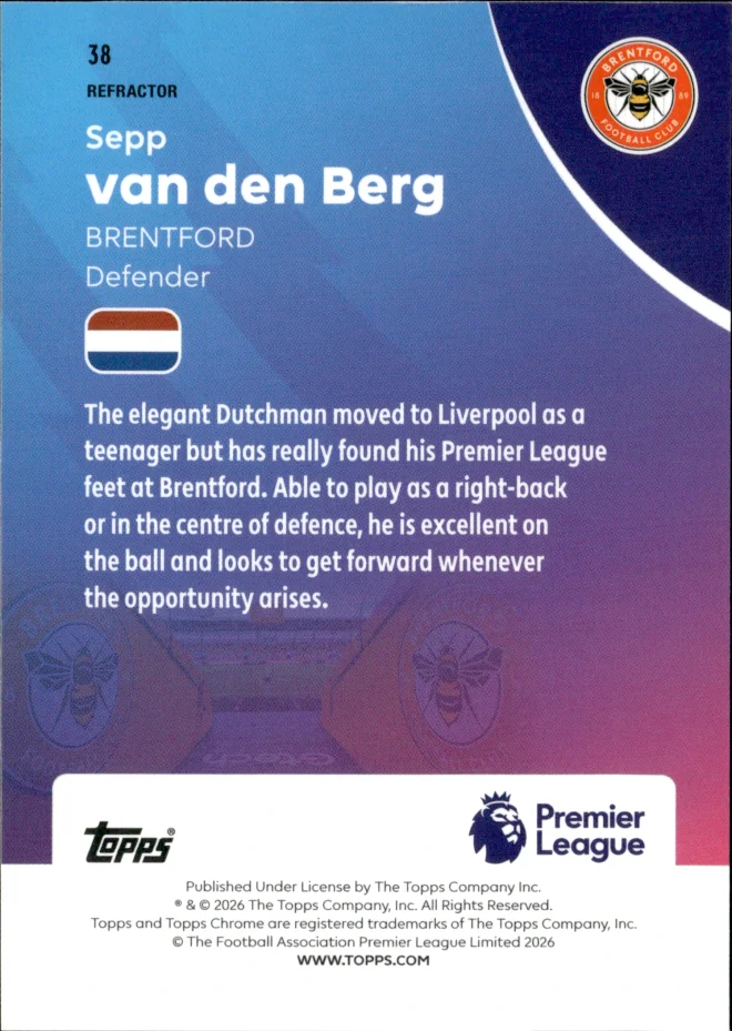 Sepp van den Berg card back