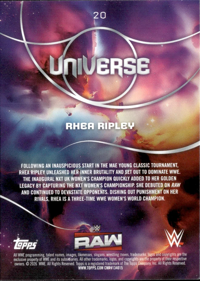 Rhea Ripley card back