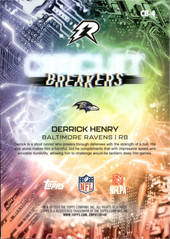 Derrick Henry card back