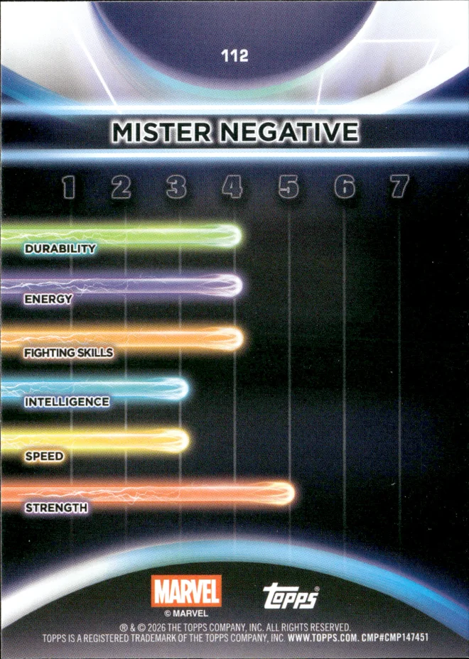 Mister Negative card back