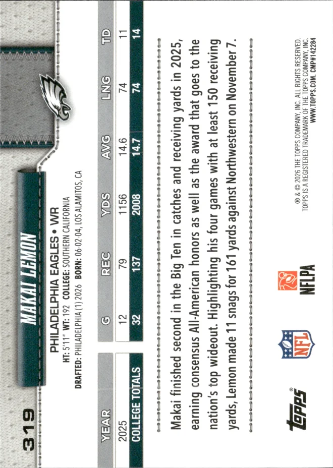 Makai Lemon card back