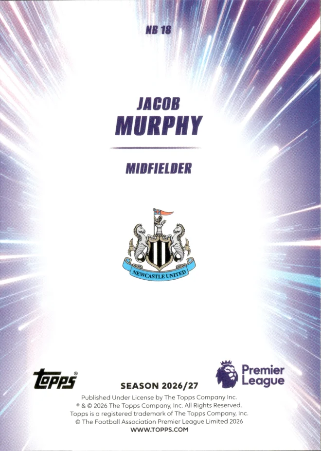 Jacob Murphy card back