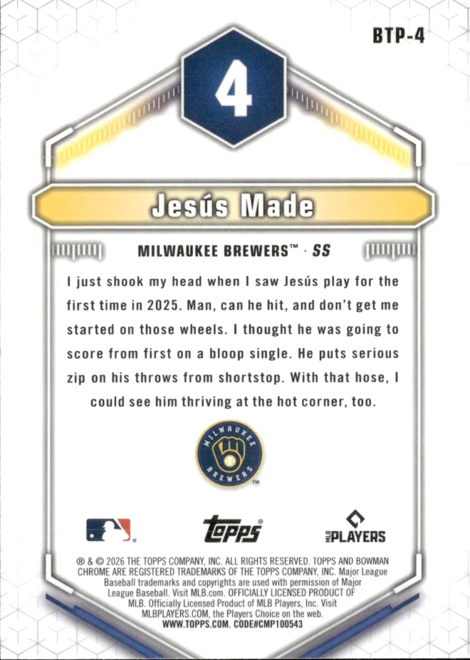 Jesús Made card back