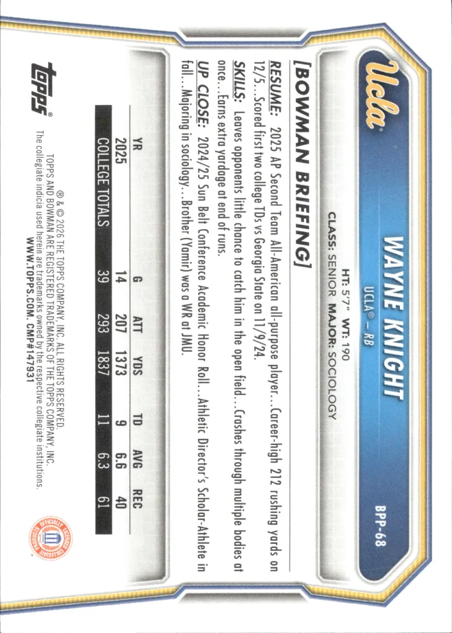 Wayne Knight card back