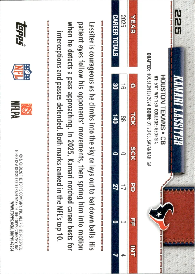 Kamari Lassiter card back