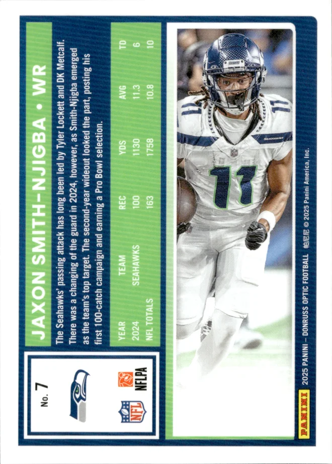 Jaxon Smith-Njigba card back