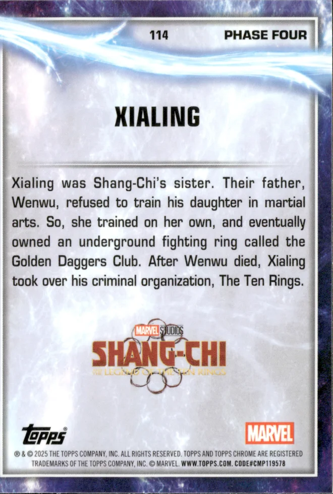 Xialing card back