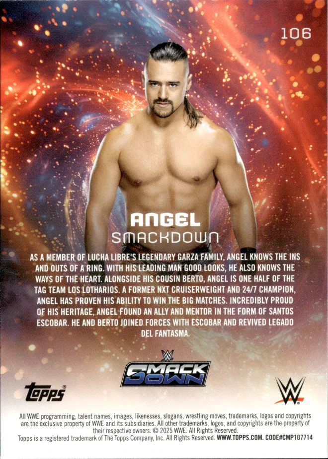 Angel card back