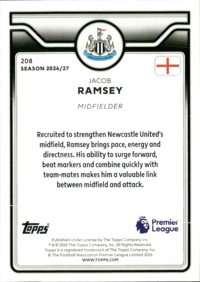 Jacob Ramsey card back
