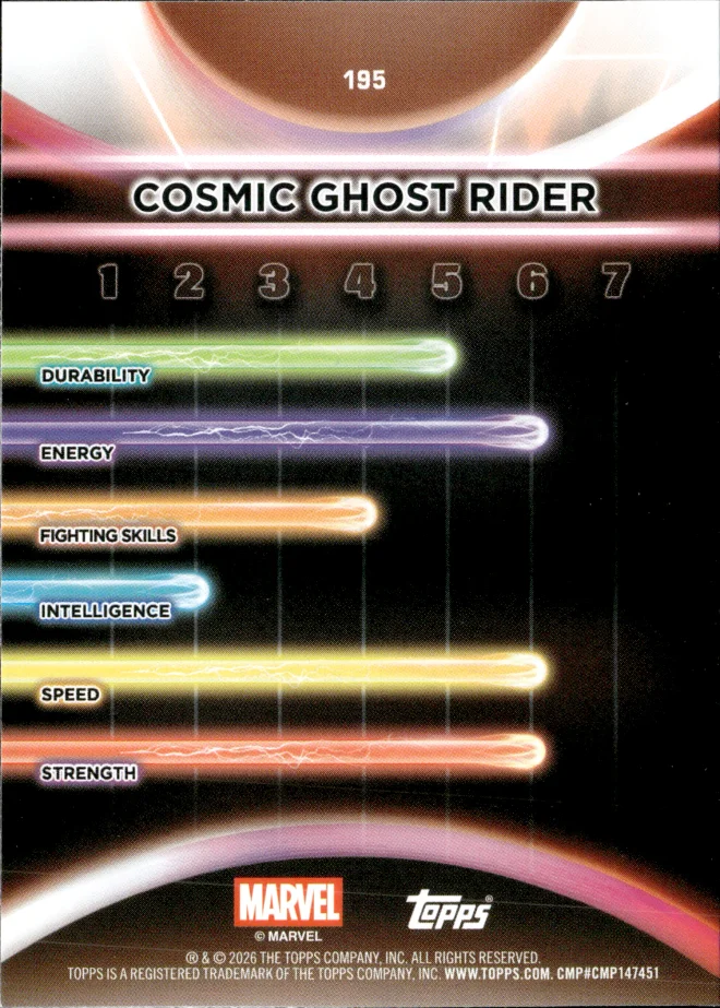 Cosmic Ghost Rider card back