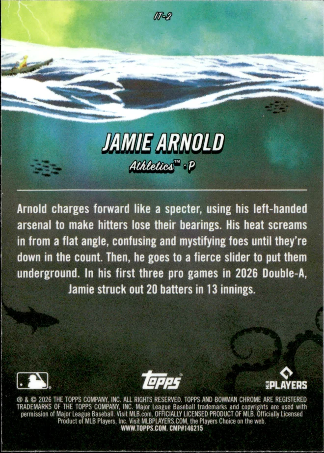 Jamie Arnold card back