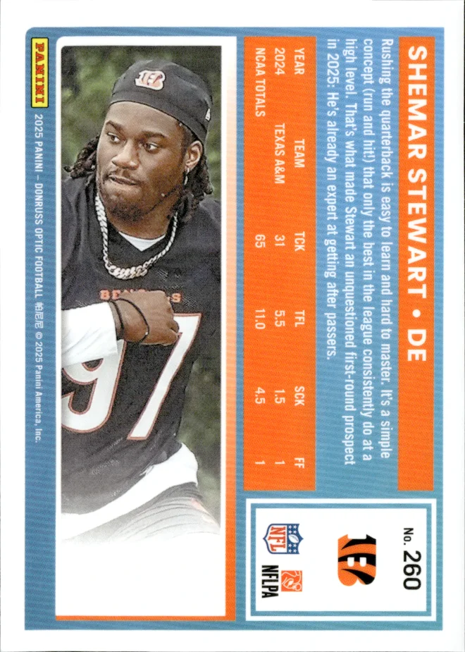 Shemar Stewart card back