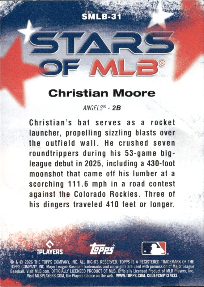 Christian Moore card back
