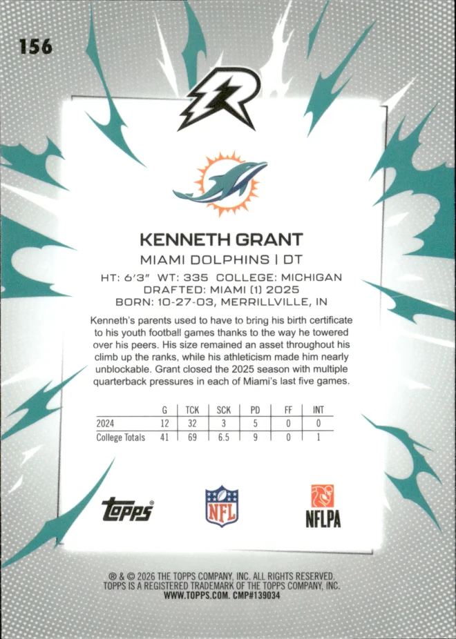 Kenneth Grant card back