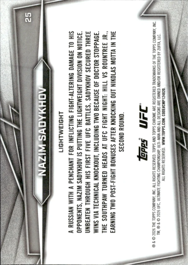 Nazim Sadykhov card back